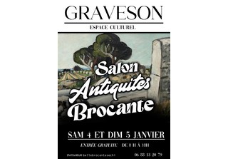 SALON ANTIQUITÉS BROCANTE Les 4 & 5 JANVIER