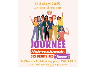 Initiation Kickboxing féminin Boxing Club Family Samedi 08 mars 