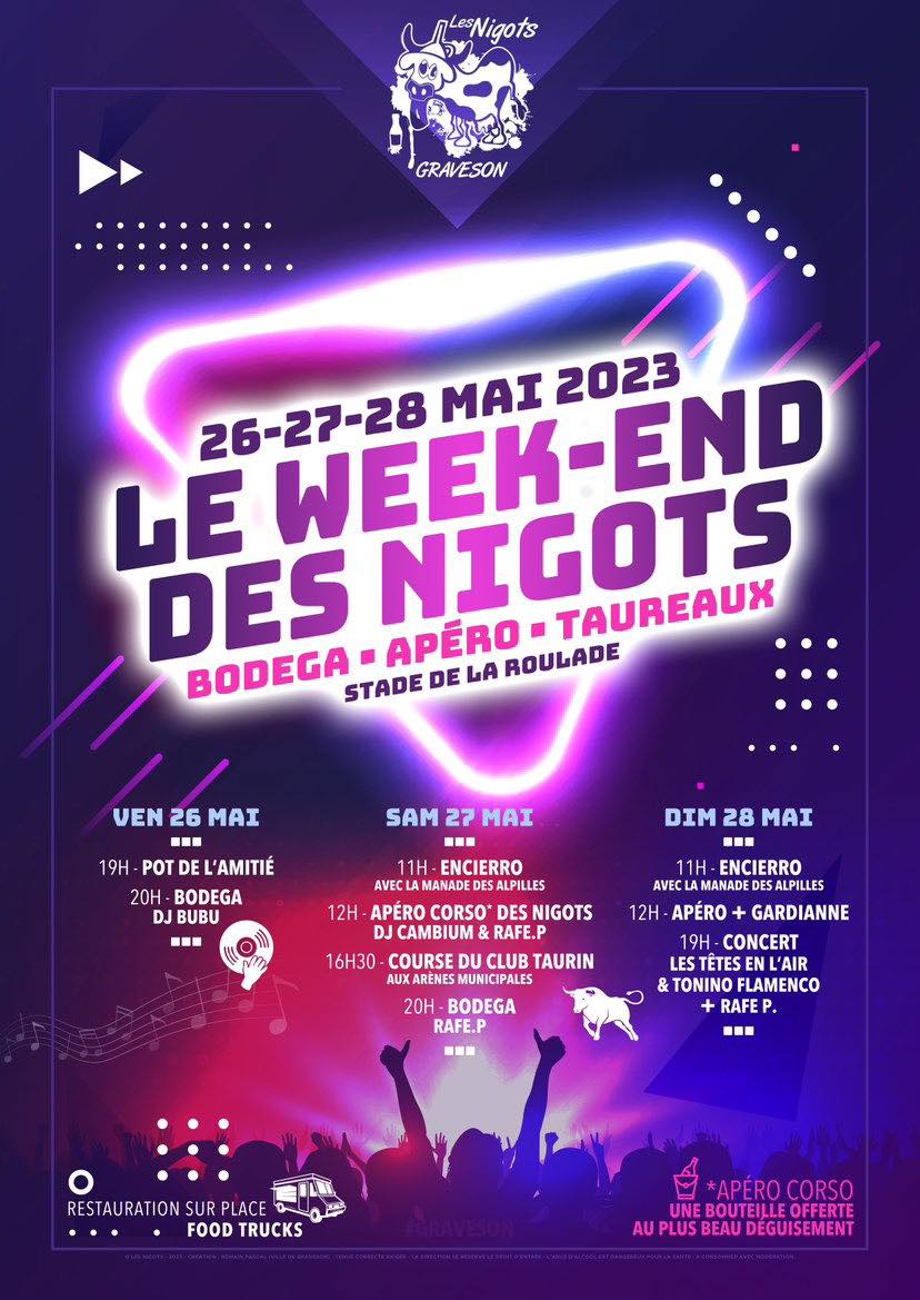 WEEK END NIGOTS 2023